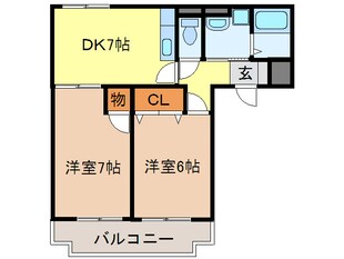 メゾン比良の物件間取画像